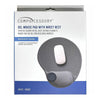 Compucessory Gel Mouse Pads - 9'' Height x 10'' Width x 1'' Depth - Gray - Gel - 1 Each