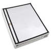 C-Line Shop Shop Ticket Holders, Stitched - Both Sides Clear, Open Long Side, 11 x 8-1/2, 25/BX, 49911