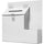Deflecto Suggestion Box - External Dimensions: 13.8'' Width x 3.6'' Depth x 13'' Height - Key Lock Closure - Plastic - White - For Suggestion Card - 1 Each - deflecto