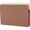 Business Source Straight Tab Cut Legal Recycled File Pocket - 8 1/2'' x 14'' - 1 3/4'' Expansion - Redrope - Redrope - Tear Proof, Tyvek Gusset, Reinforced Gusset - 30% Recycled - 25 / Box