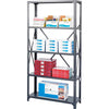 Safco Commercial Shelf Kit - 36'' x 24'' x 75'' - 5 x Shelf(ves) - 3500 lb Load Capacity - Dark Gray - Powder Coated - Steel - Assembly Required