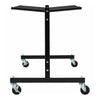 Lorell Folding Chair Dolly - 68'' Width x 30.75'' Depth x 35.75'' Height - Black Steel Frame - Black - For 42 Devices - 1 Each