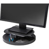 Kensington SmartFit Spin2 Monitor Stand - 40 lb Load Capacity - Flat Panel Display Type Supported - 3.1'' Height x 12.6'' Width x 12.6'' Depth - Desktop - Black - Ergonomic