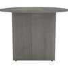 Lorell Essentials Oval Conference Table - 1.3'' Top, 0'' Edge, 72'' x 29.5''36'' - Finish: Weathered Charcoal, Laminate
