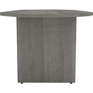 Lorell Essentials Oval Conference Table - 1.3'' Top, 0'' Edge, 72'' x 29.5''36'' - Finish: Weathered Charcoal, Laminate
