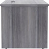 Lorell Essentials Series Sit-to-Stand Desk Shell - 0.1'' Top, 1'' Edge, 60'' x 29''49'' - Finish: Weathered Charcoal