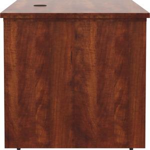 Lorell Essentials Series Sit-to-Stand Desk Shell - 0.1'' Top, 1'' Edge, 60'' x 29''49'' - Finish: Cherry - Laminate Table Top