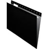 Pendaflex 1/5 Tab Cut Letter Recycled Hanging Folder - 8 1/2'' x 11'' - Black - 10% Recycled - 25 / Box