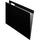 Pendaflex 1/5 Tab Cut Letter Recycled Hanging Folder - 8 1/2'' x 11'' - Black - 10% Recycled - 25 / Box