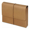 Pendaflex Essentials Letter Expanding File - 8 1/2'' x 11'' - 7/8'' Expansion - 21 Pocket - Kraft, Tyvek - Brown - Reinforced Gusset, Elastic Closure - 0% Recycled - 1 Each