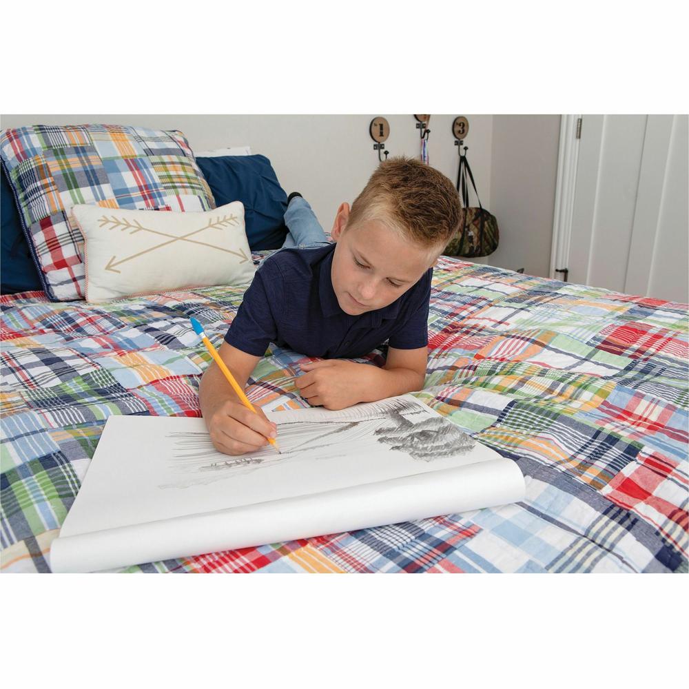 UCreate Medium Weight Sketch Pads - 50 Sheets - 18'' x 12'' - White Paper - Mediumweight, Acid-free - Recycled - 50 / Pad