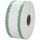 PAP-R Color-coded Coin Machine Wrappers - 1000 ft Length - 1900 Wrap(s)Total $5.0 in 50 Coins of 10¢ Denomination - 15 lb Basis Weight - Kraft - Green, White - 1900 / Roll