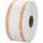 PAP-R Color-coded Coin Machine Wrappers - 1000 ft Length - 1900 Wrap(s)Total $10 in 40 Coins of 25¢ Denomination - 15 lb Basis Weight - Kraft - Orange, White - 1900 / Roll