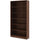 Lorell Laminate Bookcase - 6 Shelf(ves) - 72'' Height x 36'' Width x 12'' Depth - Sturdy, Adjustable Feet, Adjustable Shelf - Thermofused Laminate (TFL) - Walnut - Laminate - 1 Each