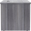 Lorell Essentials Series Sit-to-Stand Desk Shell - 0.1'' Top, 1'' Edge, 60'' x 29''49'' - Finish: Weathered Charcoal
