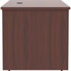 Lorell Essentials Series Sit-to-Stand Desk Shell - 0.1'' Top, 1'' Edge, 72'' x 29''49'' - Finish: Mahogany - Laminate Table Top