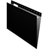 Pendaflex 1/5 Tab Cut Letter Recycled Hanging Folder - 8 1/2'' x 11'' - Black - 10% Recycled - 25 / Box