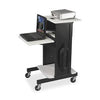 MooreCo 3-Shelf Presentation Cart - 2 x Shelf(ves) - 4.8'' Height x 27'' Width x 7.2'' Depth - Gray
