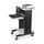 MooreCo 3-Shelf Presentation Cart - 2 x Shelf(ves) - 4.8'' Height x 27'' Width x 7.2'' Depth - Gray