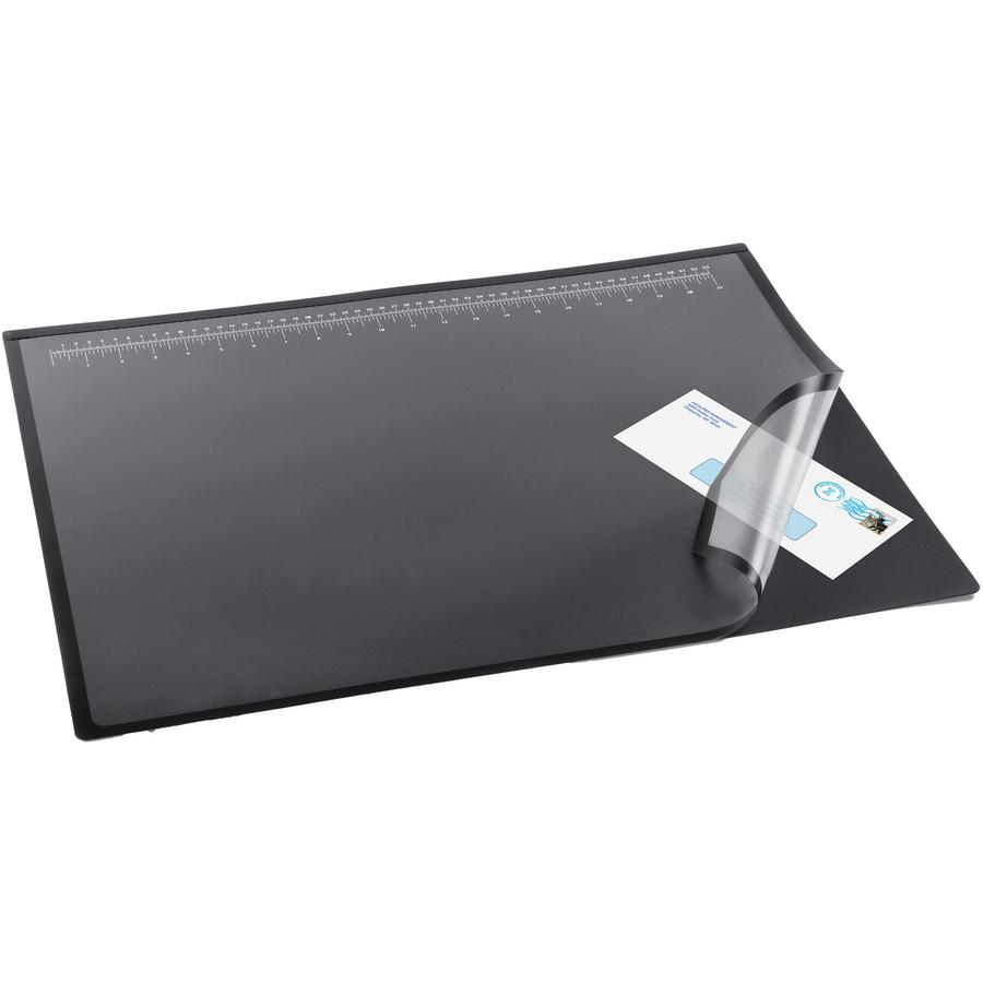 Artistic Desk Pads - Rectangular - 31'' Width x 20'' Depth - Rubber, Plastic - Black