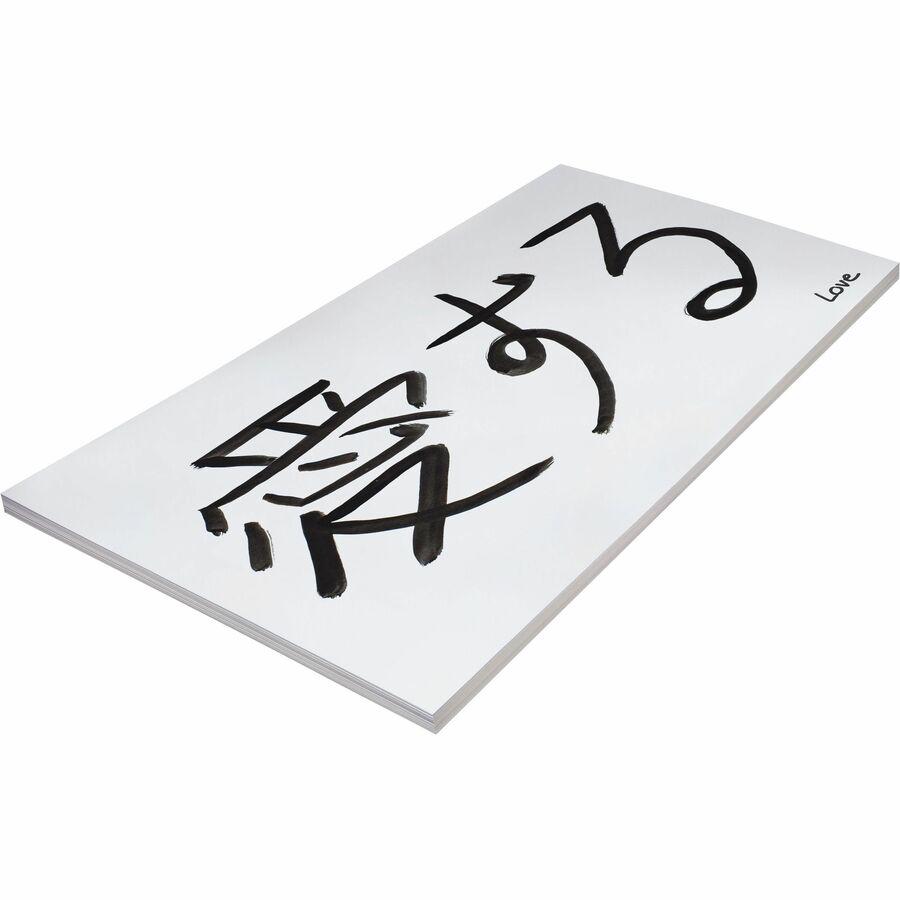 Pacon Medium Weight Multipurpose Tagboard - Art Project, Craft Project - 36''Width x 24''Length - 100 / Pack - White