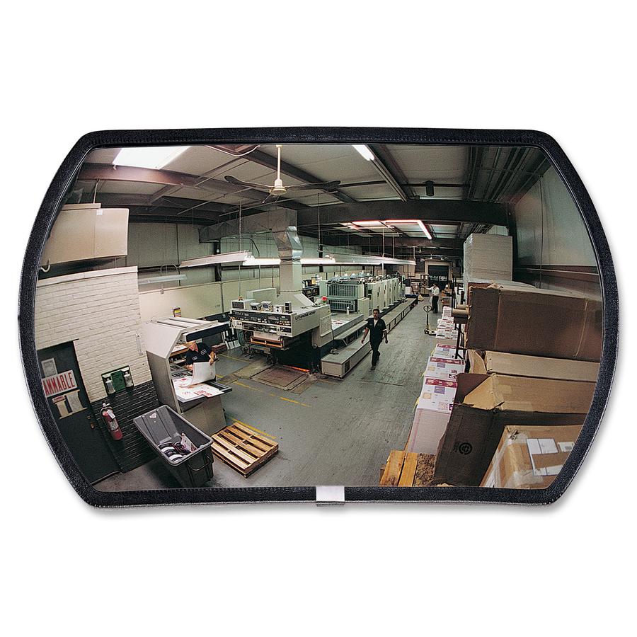 See All Rounded Rectangular Convex Mirrors - Rounded Rectangular - 15'' Width x 24'' Length - 1 Each