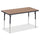Lorell Classroom Activity Tabletop - High Pressure Laminate (HPL) Rectangle, Medium Oak Top - 24'' Table Top Width x 48'' Table Top Depth x 1.13'' Table Top Thickness - Assembly Required - 1 Each