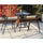 Safco Multipurpose Stacking Metal Chairs - Slate Seat - Slate Back - Black Tubular Steel Frame - Low Back - Four-legged Base - Metal - 2 / Carton