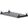 Lorell Universal Keyboard Tray - 26'' x 0.8'' x 15.4'' - Finish: Charcoal
