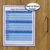 C-Line Self-Adhesive Poly Shop Ticket Holders, Welded - 8-1/2 x 11, Peel & Stick, 50/BX, 70911