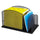 Safco Onyx 2 Upright Sections Hanging File - 11.3'' Height x 19.4'' Width x 11.4'' DepthDesktop - Black - Steel - 1 Each