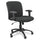 Safco Big & Tall Executive Mid-Back Chair - Black Foam, Polyester Seat - Black Frame - 5-star Base - Black - 1 Each