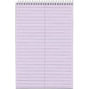 TOPS Prism Steno Books - 80 Sheets - Wire Bound - Gregg Ruled Margin - 6'' x 9'' - Orchid Paper - Perforated, Stiff-back, WireLock - 4 / Pack