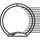 Lion Insta-Cover Round Ring Easel Binder - 1 1/2'' Binder Capacity - Letter - 8 1/2'' x 11'' Sheet Size - 3 x Round Ring Fastener(s) - 80 Pocket(s) - Black - Recycled - Label Holder, Reinforced Sewn Edge