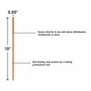 Lorell Cork Strip Bulletin Bars - 18'' Board Width - Cork Surface - Self-healing, Fade Resistant, Self-sealing - Anodized Aluminum Frame - 3 / Bundle