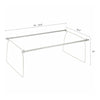 Business Source Premium File Folder Frames - Legal - Metal - Stainless Steel - 6 / Box