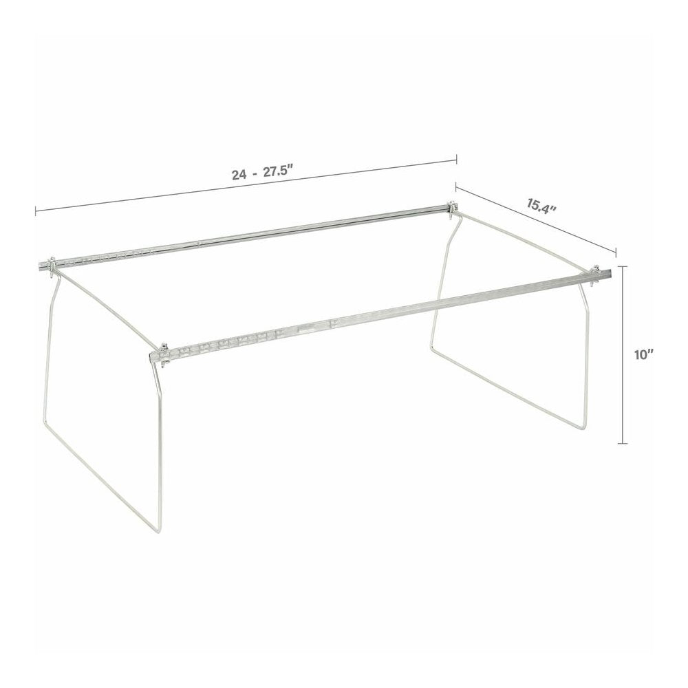 Business Source Premium File Folder Frames - Legal - Metal - Stainless Steel - 6 / Box