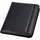 Samsill Letter Pad Folio - 8 1/2'' x 11'' - 6 Exterior, Internal Pocket(s) - Vinyl, Polyvinyl Chloride (PVC) - Black - 1 Each