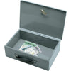 Sparco All-Steel Insulated Cash Box - Steel - Gray - 3.8'' Height x 12.8'' Width x 8.3'' Depth