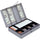 Sparco Steel Combination Lock Steel Cash Box - 6 Coin - Steel - Gray - 3.2'' Height x 11.5'' Width x 7.8'' Depth