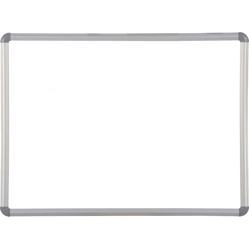 MooreCo Magna Rite Magnetic Marker Boards - 36'' (3 ft) Width x 48'' (4 ft) Height - Steel, Polyvinyl Chloride (PVC), Medium Density Fiberboard (MDF) Surface - Anodized Aluminum Frame - Rectangle - 1 Ea