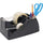 Officemate Heavy-Duty 2-in-1 Tape Dispenser - Holds Total 2 Tape(s) - Black - 1 Each