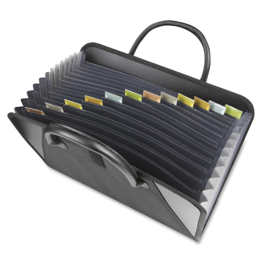 C-Line Expanding File With Handles - Black, 1/EA, 48211