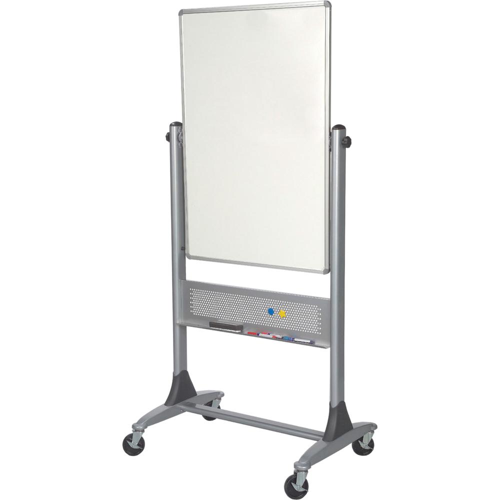 MooreCo Balt Dura-Rite Reversible Board - 30'' (2.5 ft) Width x 40'' (3.3 ft) Height - Anodized Aluminum Frame - Rectangle - Assembly Required - 1 Each