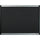 Lorell Mesh Bulletin Board - 36'' Height x 48'' Width - Fabric Surface - Black Anodized Aluminum Frame - 1 Each