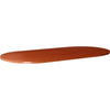 Lorell Essentials Oval Conference Tabletop - 94.5'' x 47.3'' x 1.3'' x 1'' - Finish: Cherry, Laminate