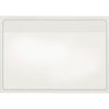 Cardinal Self-Adhesive Polypropylene Pockets - 3.6'' Height x 5.3'' Width - 100 mil Thickness - 1 x Card Capacity - 5'' x 3'' Sheet - Ring Binder - Rectangular - Clear - Polypropylene - 100 / Box