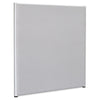 Lorell Panel System Partition Fabric Panel - 48.8'' Width x 60'' Height - Steel Frame - Gray - 1 Each
