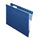 Pendaflex 1/5 Tab Cut Legal Hanging Folder - 8 1/2'' x 14'' - Internal Pocket - 11 pt. - Navy - Reinforced, Tear Resistant, Durable - 25 / Box