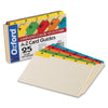 Oxford A-Z Laminated Tab Card Guides - 25 x Divider(s) - Printed Tab(s) - Character - A-Z - 8'' Divider Width - Manila Divider - Assorted Tab(s) - Laminated, Durable, Heavy Duty, Tear Resistant, Bend R